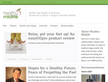 Tablet Screenshot of healthymidlife.com